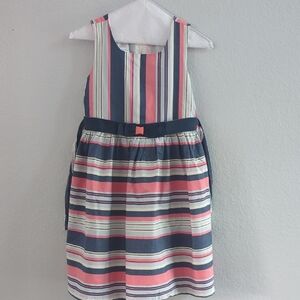 Bonnie Multicolor Striped Dress with Bow